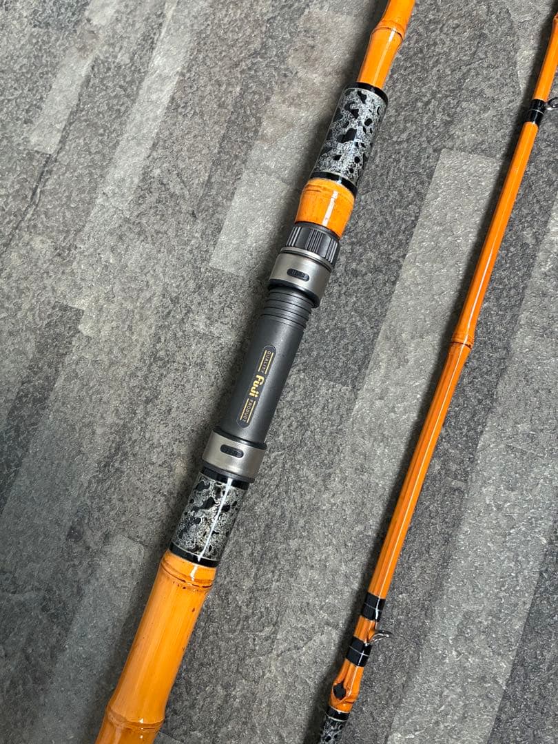 自作全竹軟調子和竿