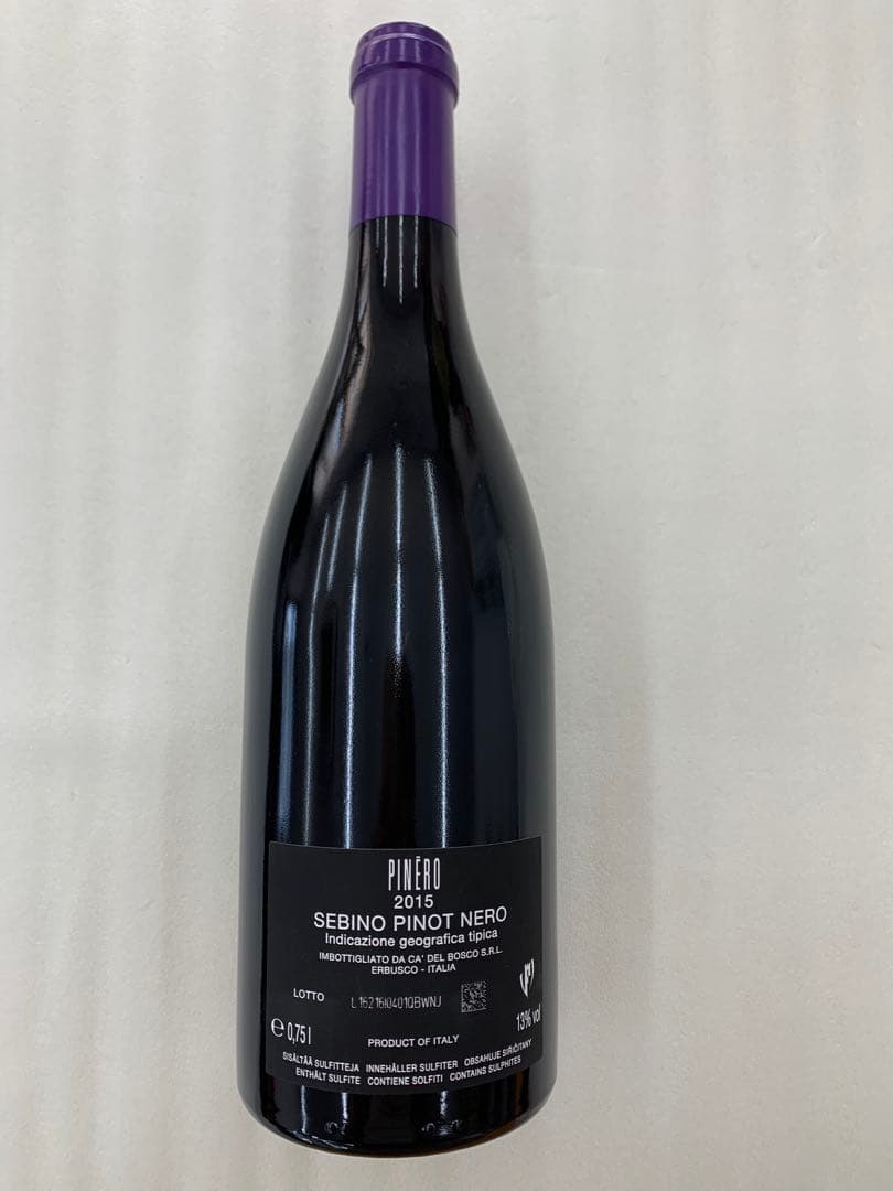 【まとめ割有】PINERO 2015 SEBINO PINOT NERO