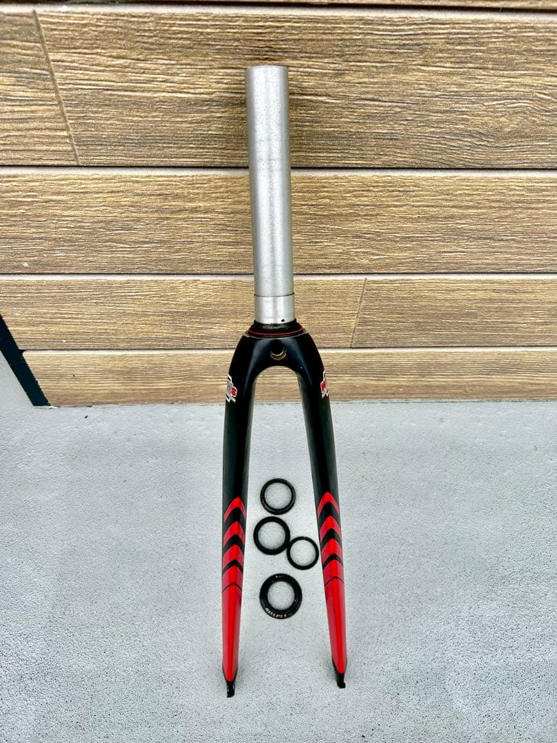 【WilierカーボンCarbonフロントフォーク】RITCHEYヘッドパーツ付