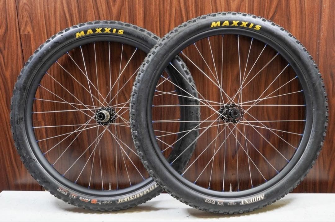 KUWAHARA シマノフリー 11/12s27.5インチ 手組ホイールセット