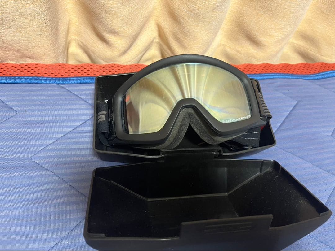 SWANS (スワンズ) スノーゴーグル マイクロターボファン付、ケース付