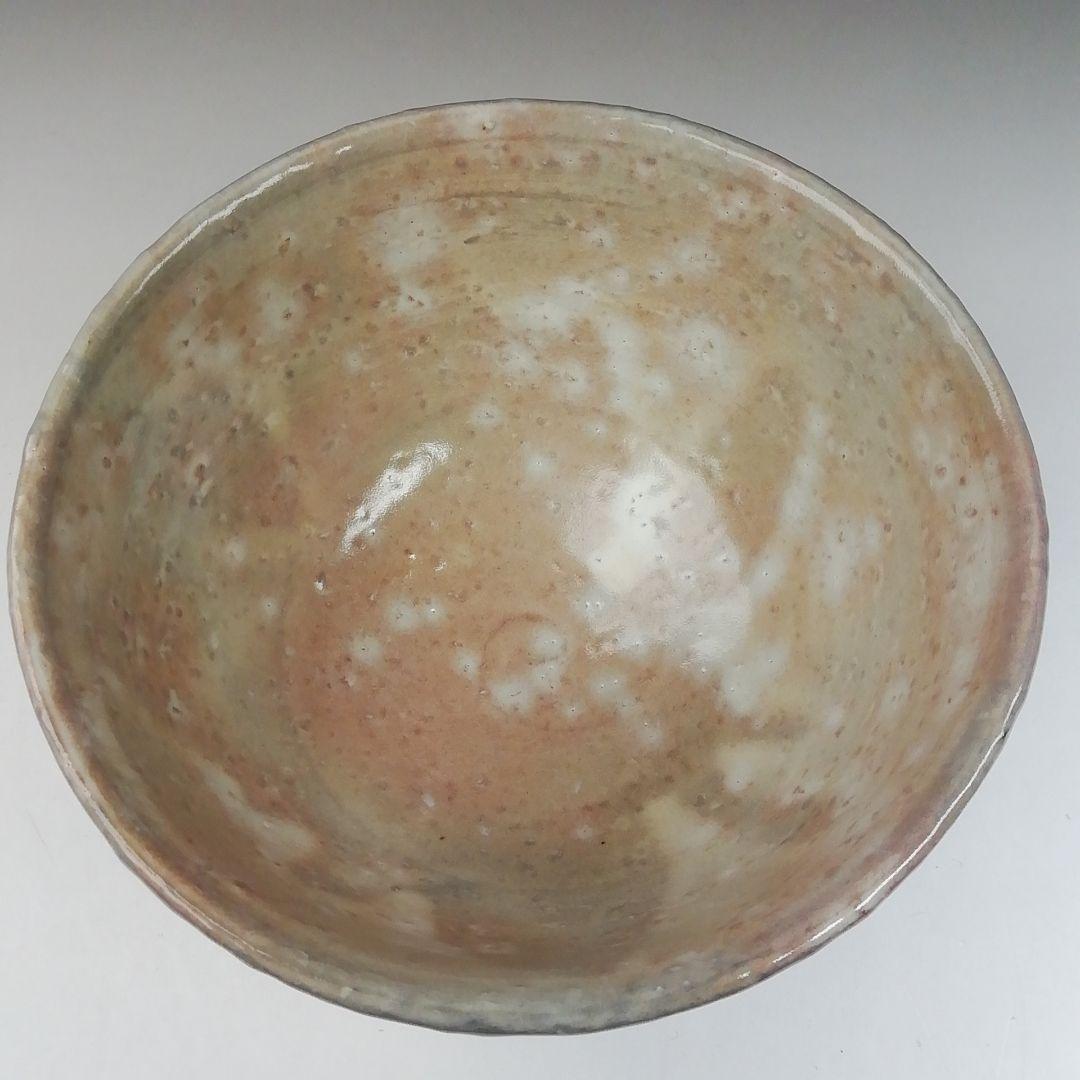 Ｔ４８５　茶碗　『萩茶碗』『岡田裕 造』　共箱　抹茶碗　茶道具