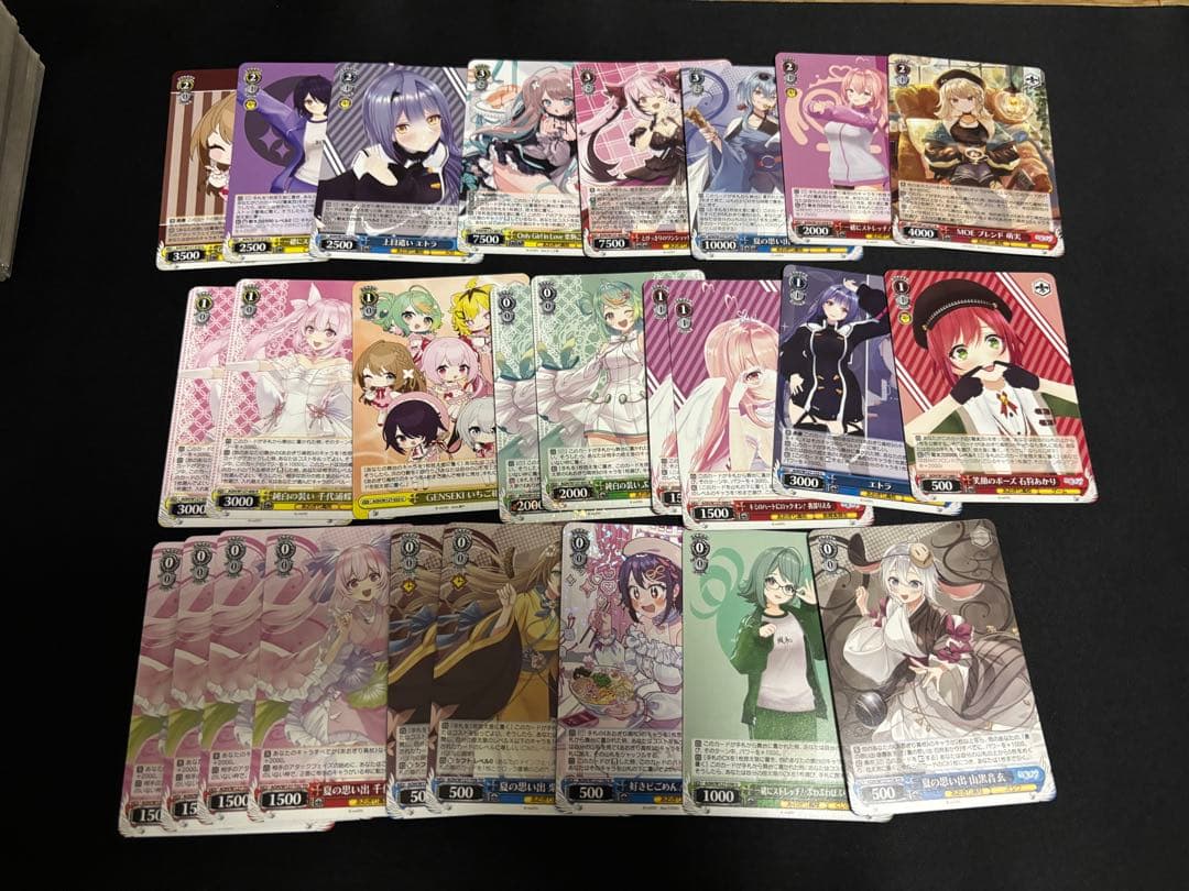 【値下げ不可】ヴァイスシュヴァルツ 8枝あおぎり高校デッキ50枚＋調整パーツ豊富