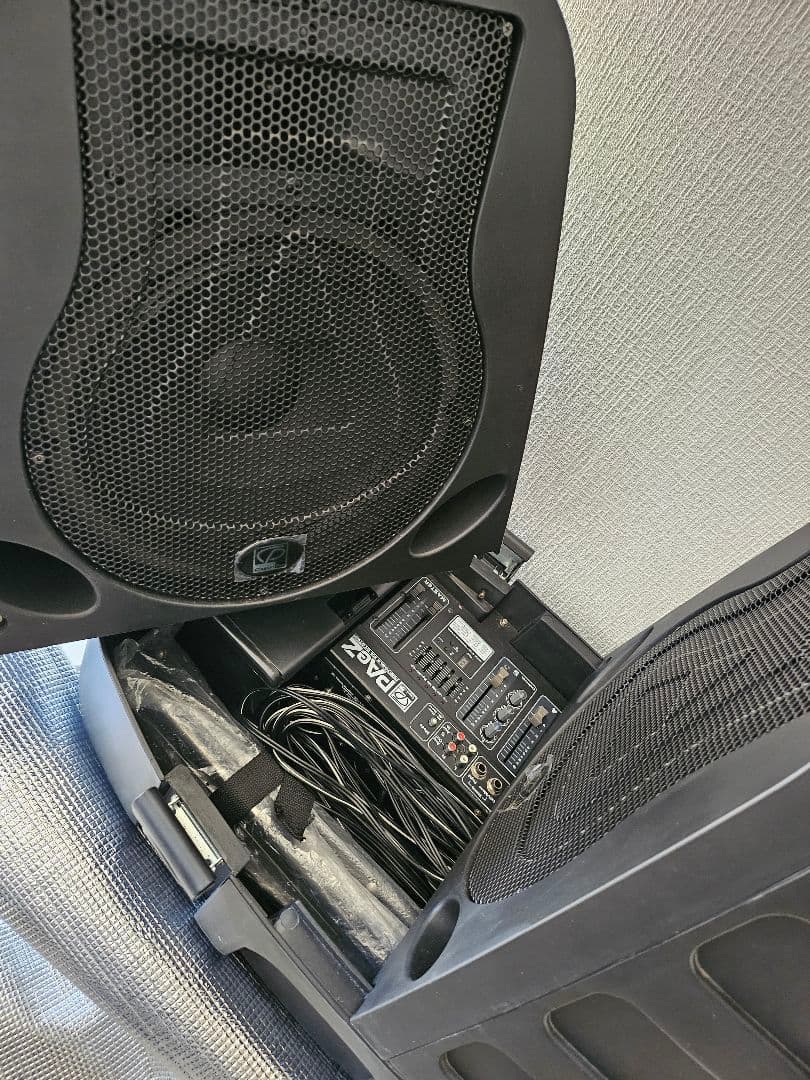 【ジャンク】なんほう 簡易PAスピーカー付 収納ケース付き 部品取り