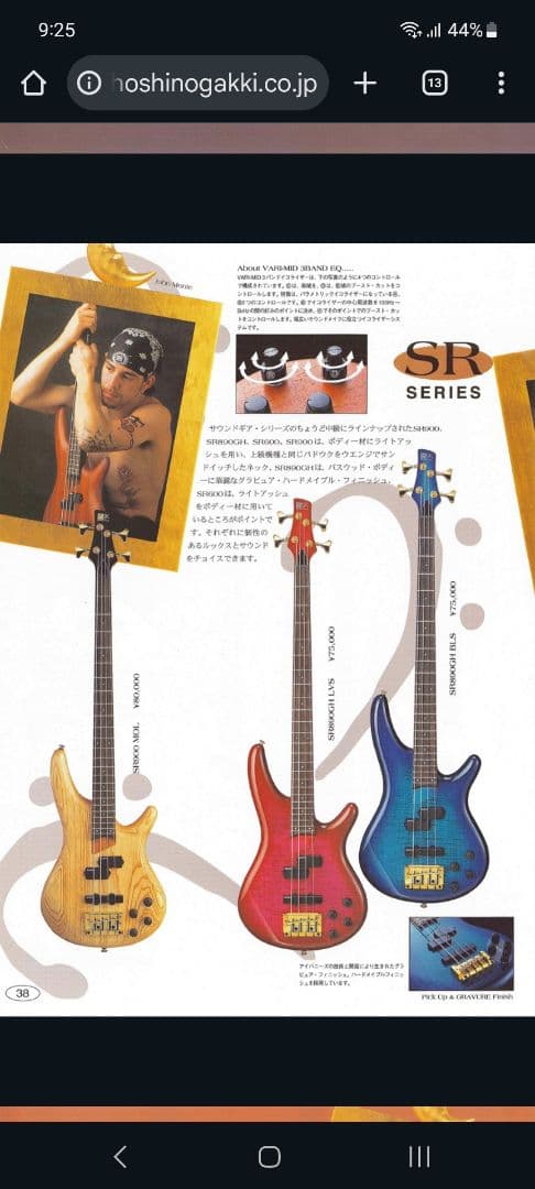 アイバニーズ　SR890(？)　フジゲン製