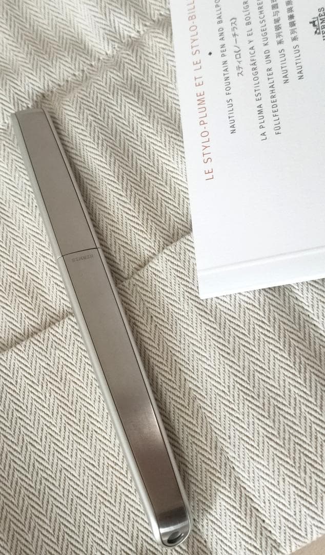 エルメス ノーチラス ボールペン シルバー 箱付