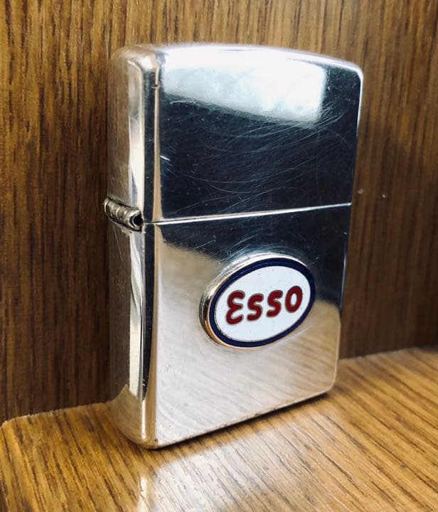 エッソ＊エナメル七宝製＊ ESSO モーター系ロッカーズzippo