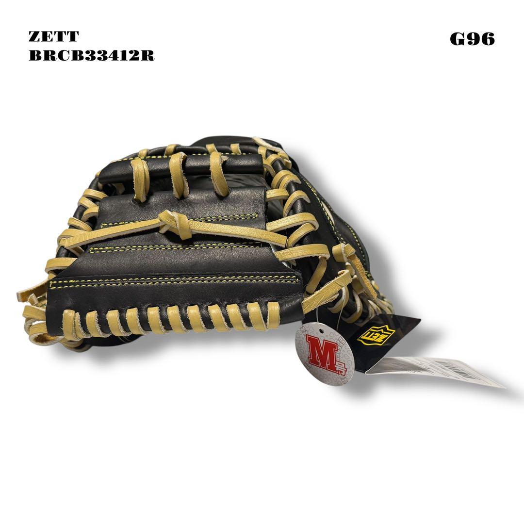 未使用品！ ZETT ゼット キャッチャー ミット 右投げ用 LH 軟式 捕手