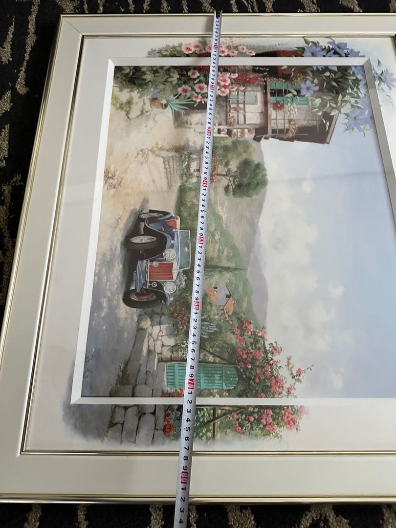 ピーター・モッツ 絵 69×82 絵画 アンティーク 芸術品 芸術 油絵 油彩