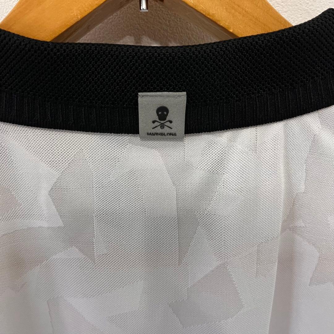 MARK&LONAマークアンドロナスカルプリント ポロシャツプレゼント用巾着付き