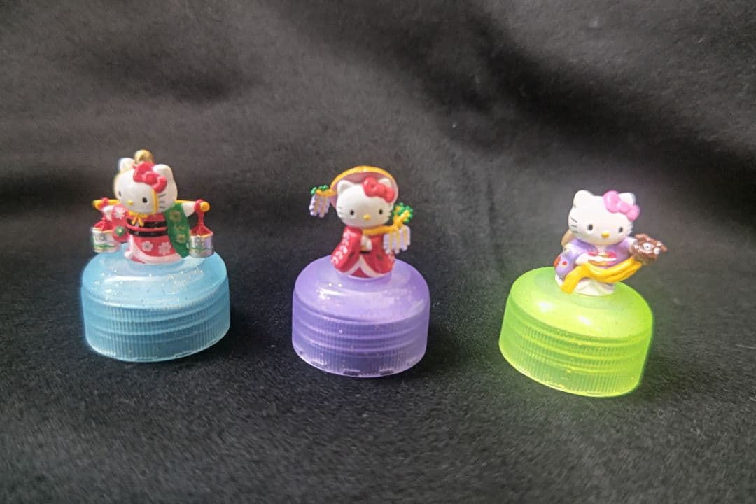 ハローキティ ペットボトルキャップ 「歌舞伎」全9種 【美品】