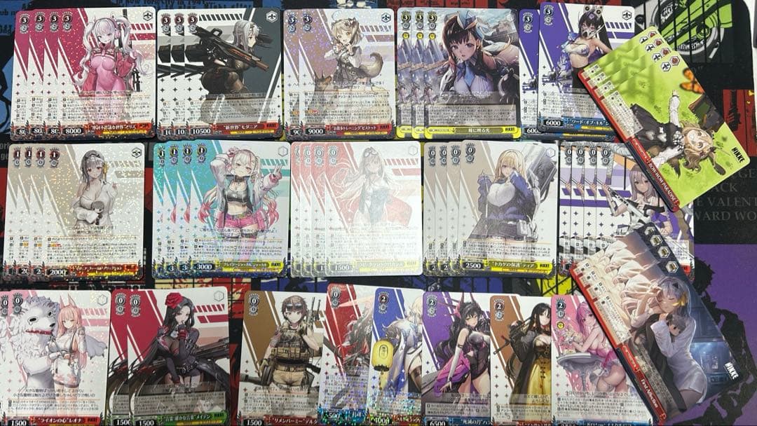 ヴァイスシュヴァルツ　デッキ　ニケ扉電源＋パーツ大量