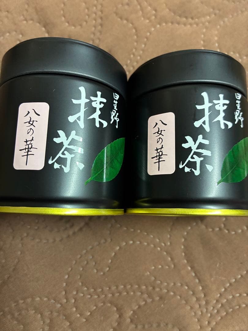 八女の華　抹茶 40g缶入り2缶
