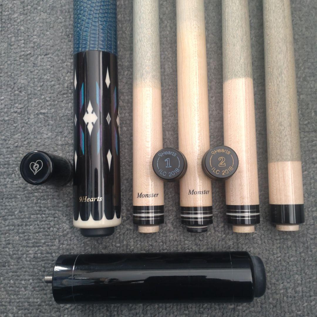 9Hearts　ナインハーツ　ビリヤード　カスタムキュー　4シャフト