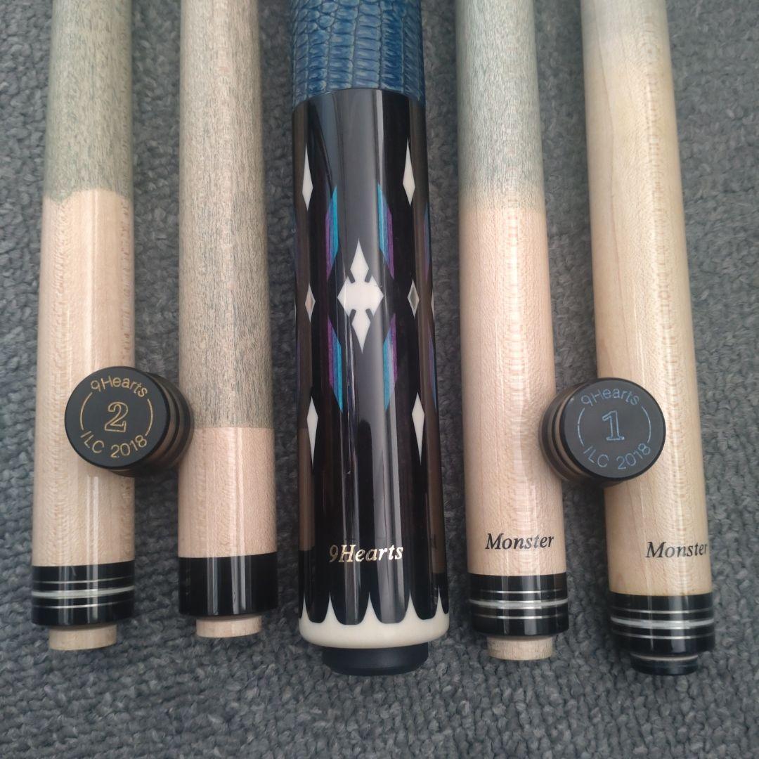 9Hearts　ナインハーツ　ビリヤード　カスタムキュー　4シャフト
