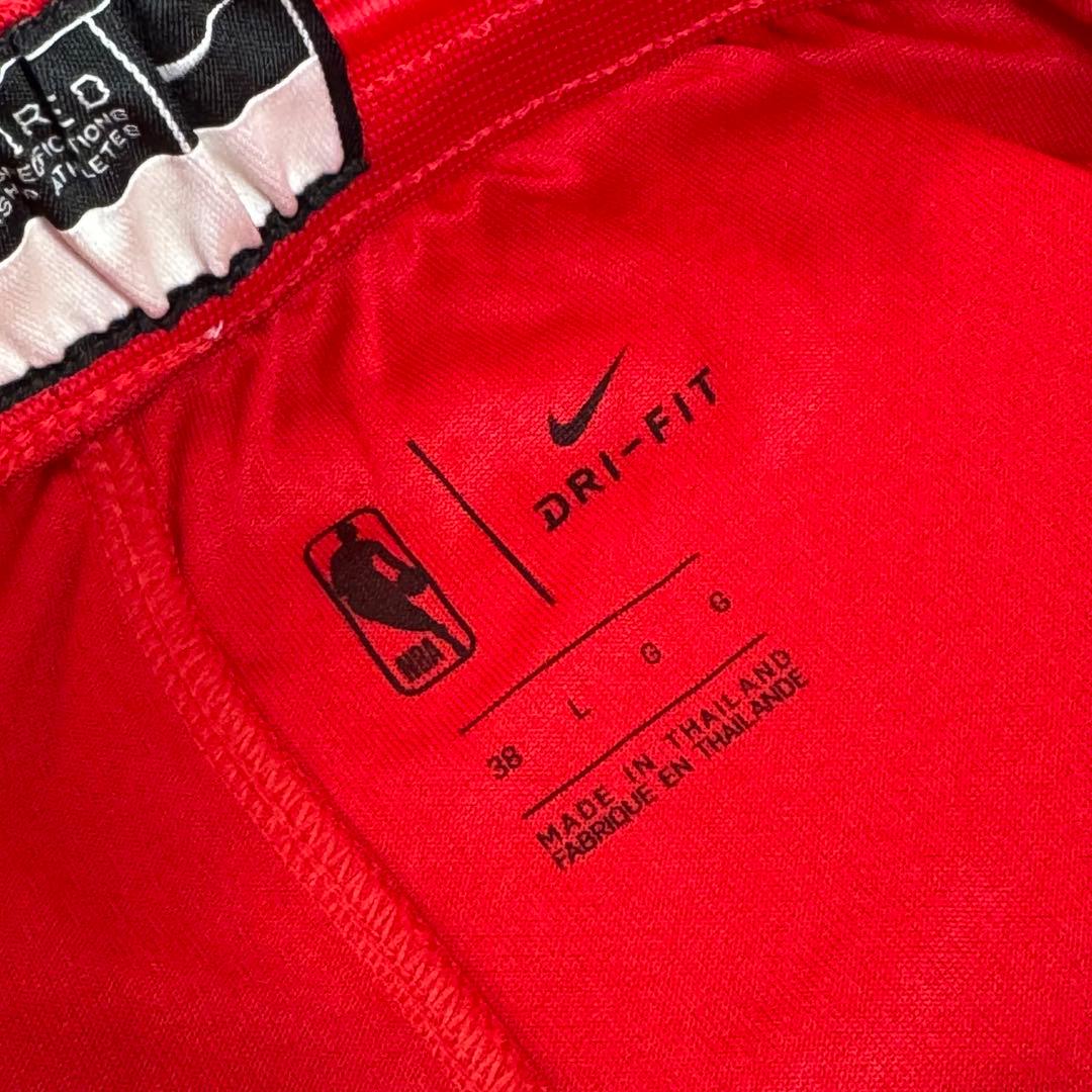 NBA シカゴブルズ パンツ レッド バスパン Lサイズ ナイキ BULLS