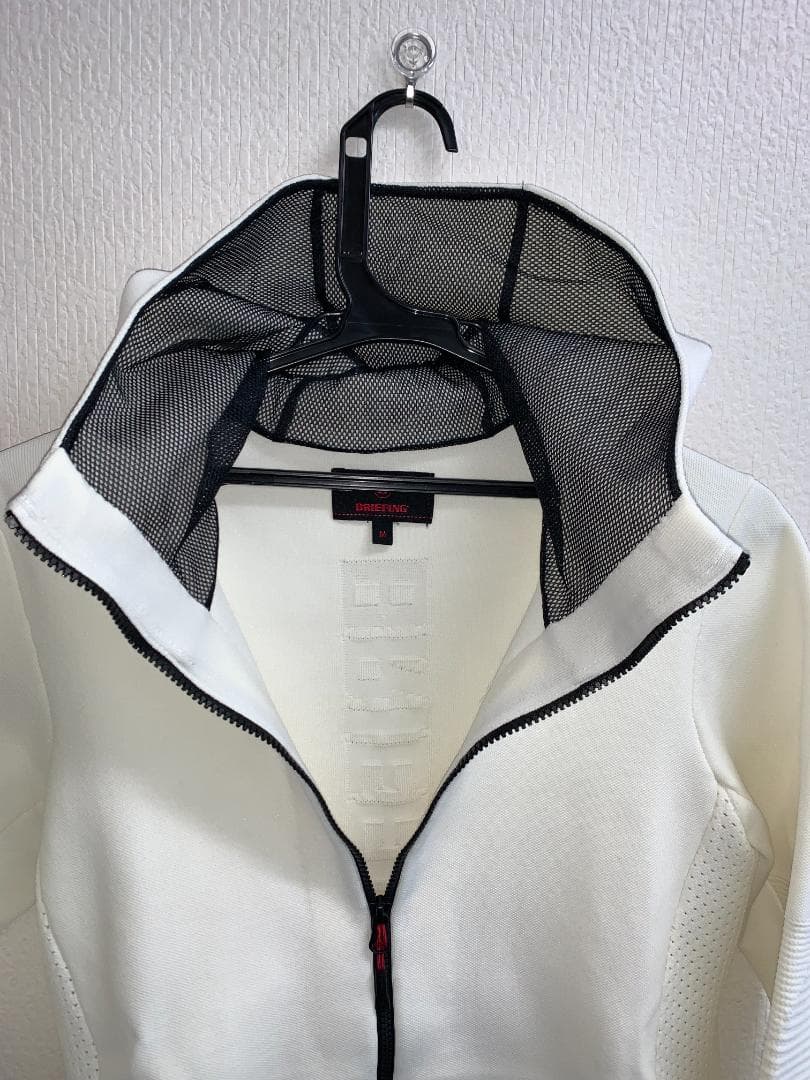 BRIEFING (ブリーフィング)　 ニットパーカー　Mサイズ　ホワイト