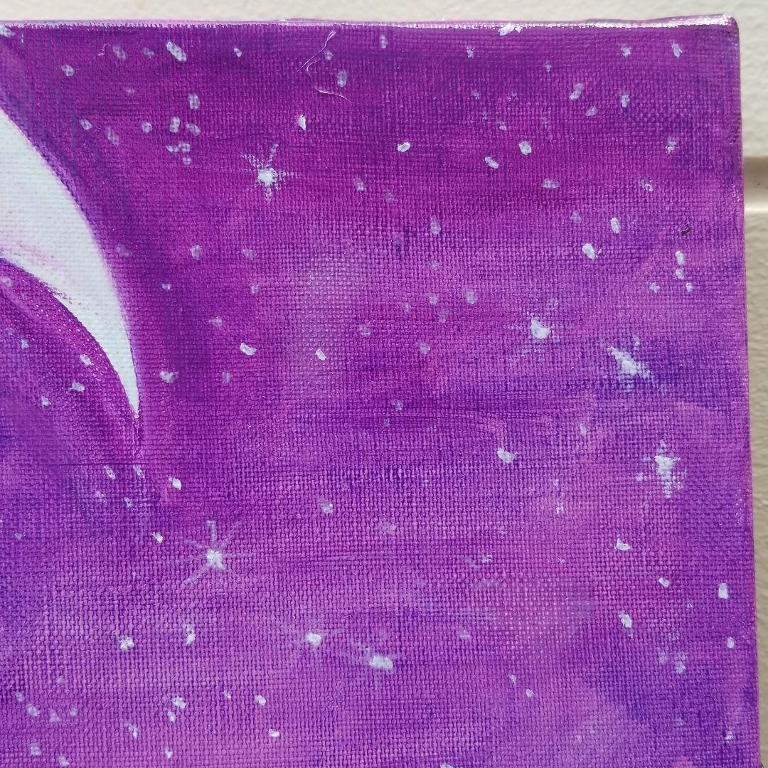 油絵　専用　屋根の上の二ひきの世界