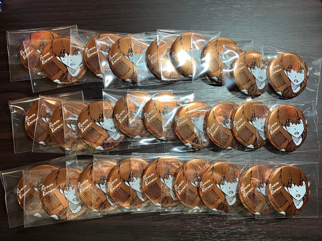 ブルーロック シークレットメタル缶バッジ 黒名蘭世　27点