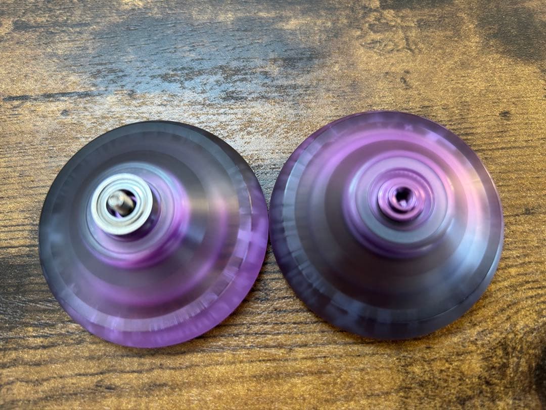 新型スピーダホリックxxフェードスモークパープルクリアー×パープルハブ