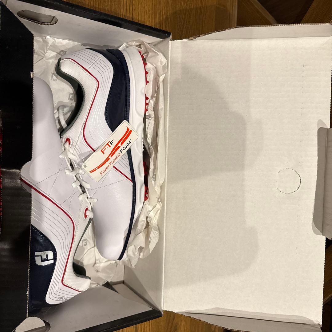 FootJoy ゴルフシューズ ホワイト/ネイビー