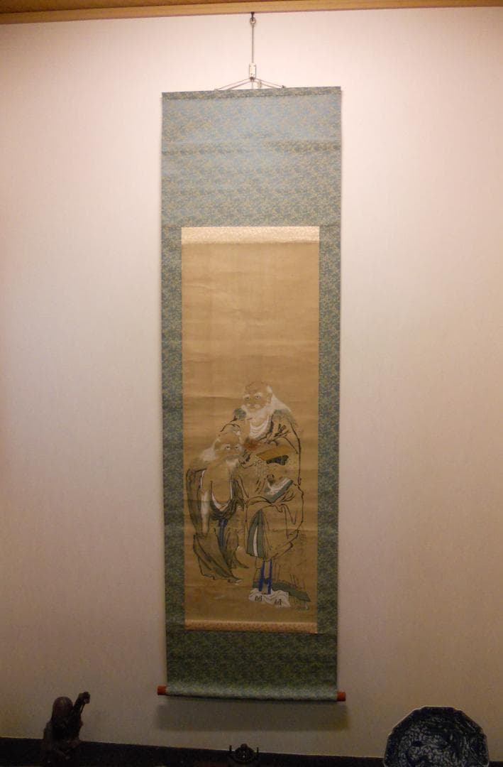 掛け軸 三神農 紙本 希少 軸装 茶道具 掛軸 美品 です。