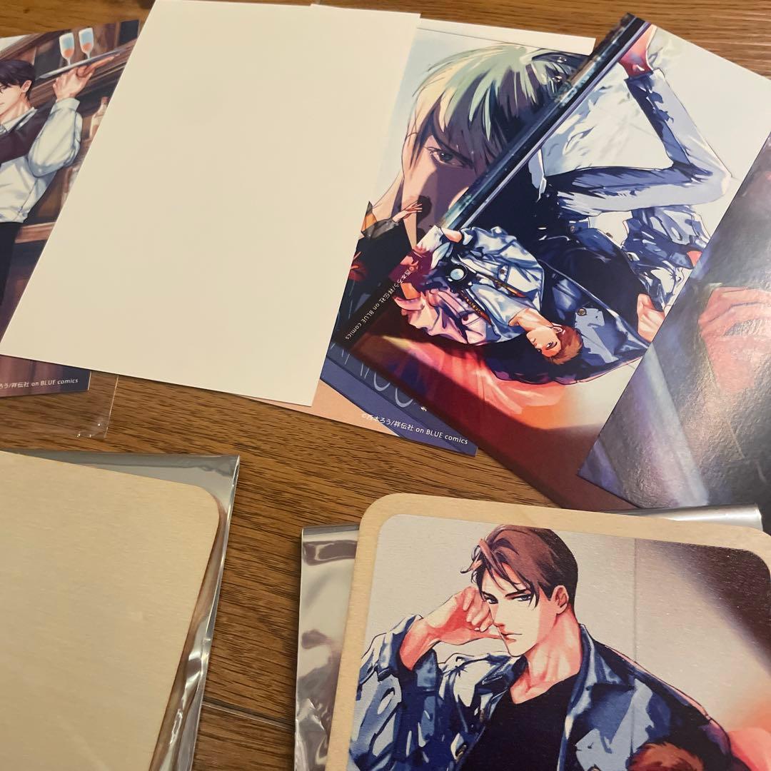 このキスは記事にできない　西本ろう　池袋虜　コラボ　コースター ポストカード