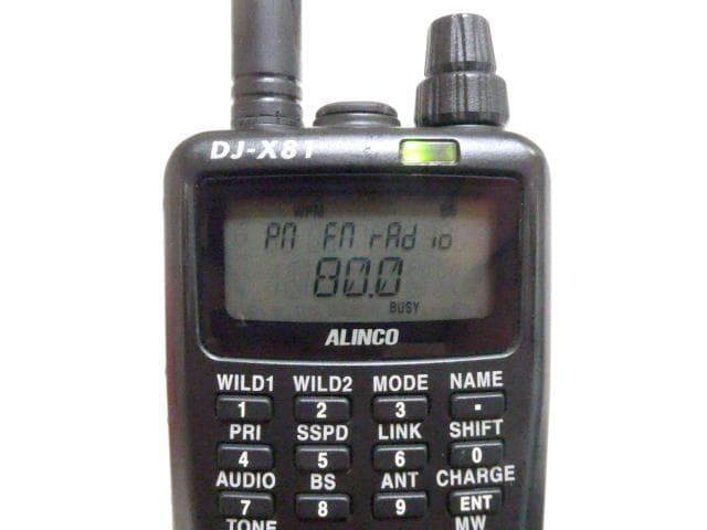 ミ*ン様 ALINCO DJ-X81 ワイドバンドレシーバー（受信機）初期化済