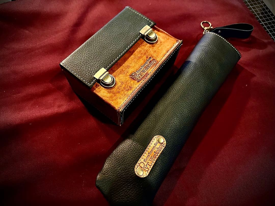 2月SALE品！Pvt.Workshop極CL　本革　デッキケース&ハーフプレマ