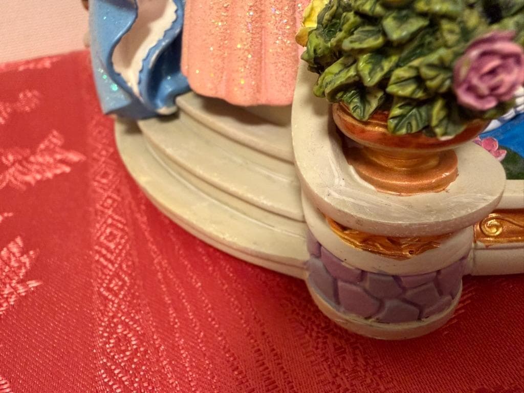 ディズニー　スノードーム　オルゴール　プリンセス