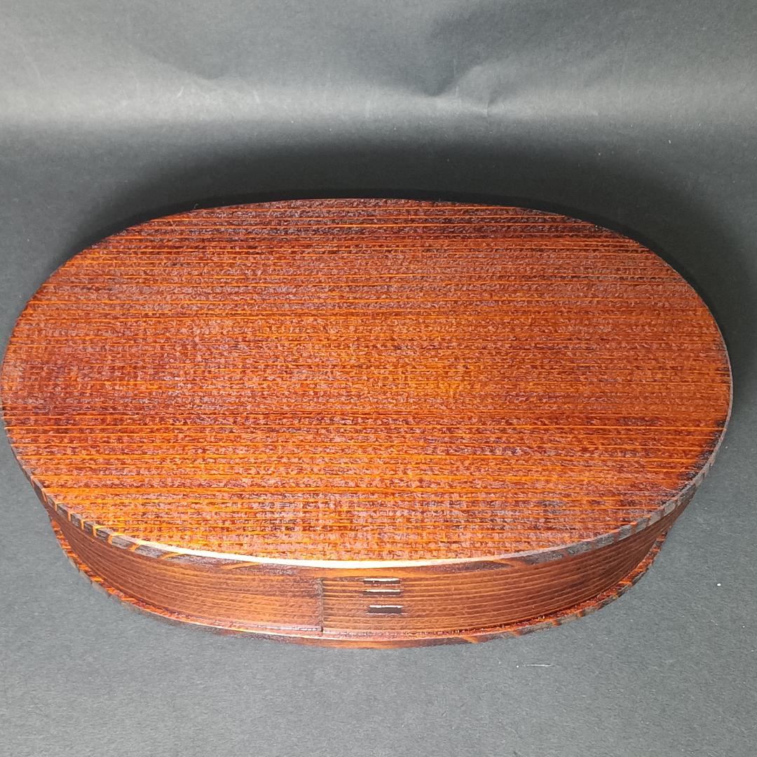 未使用　大館曲げわっぱ　うるし　漆　小判弁当　小