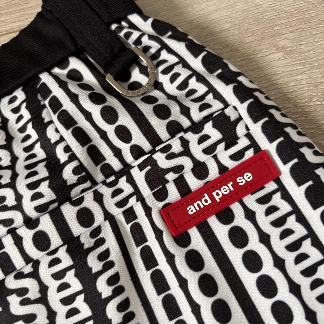 and per se ゴルフウェアセット ブラック/ホワイト