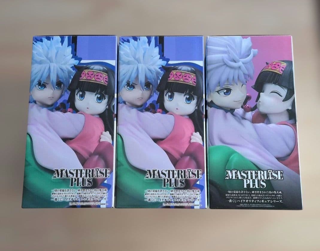 HUNTER×HUNTER MASTERLISE PLUS 3体セット