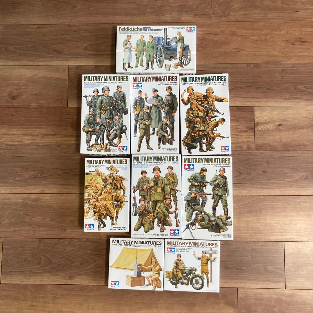 タミヤ ミリタリーモデルキットセット