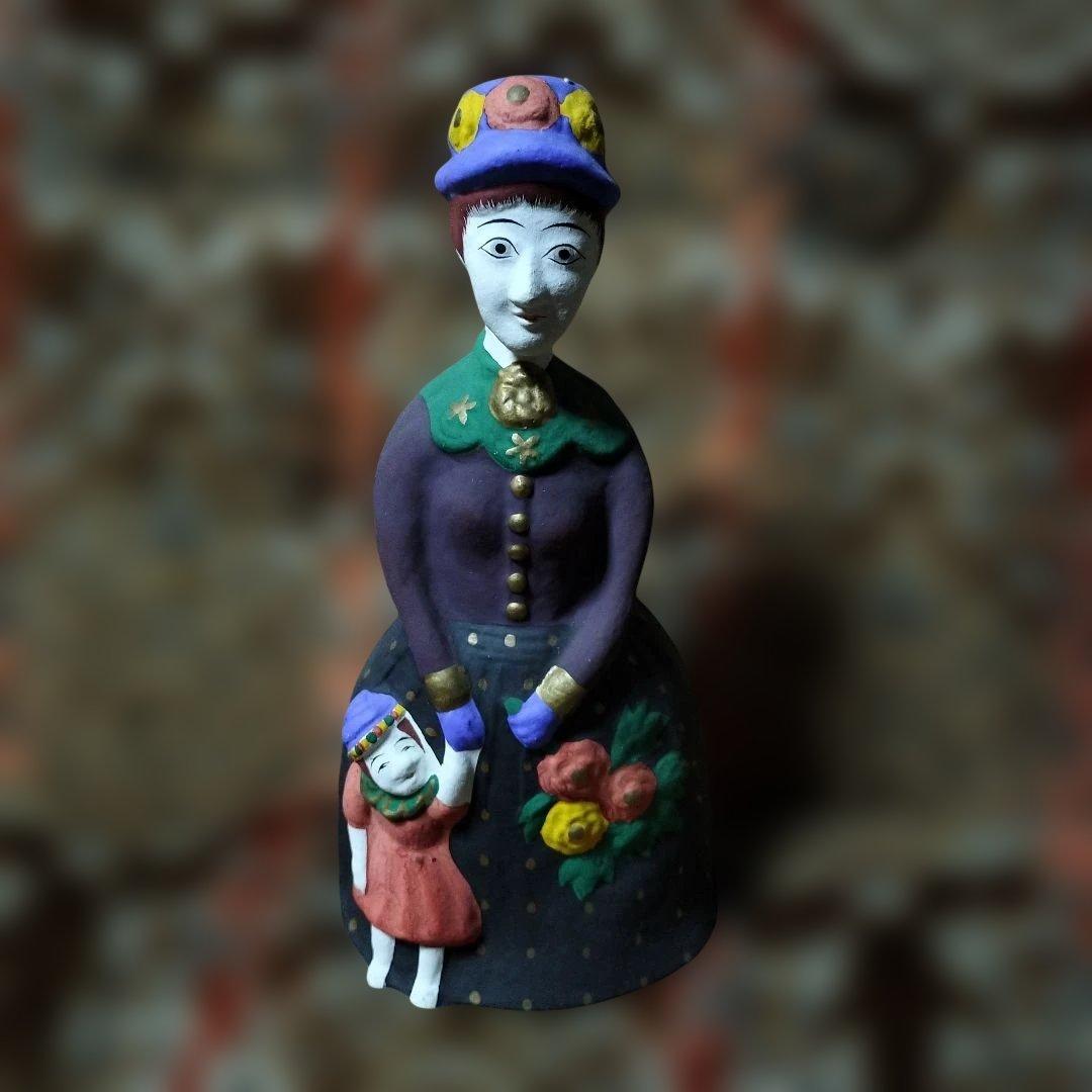 古賀人形　西洋婦人　長崎　アンティーク