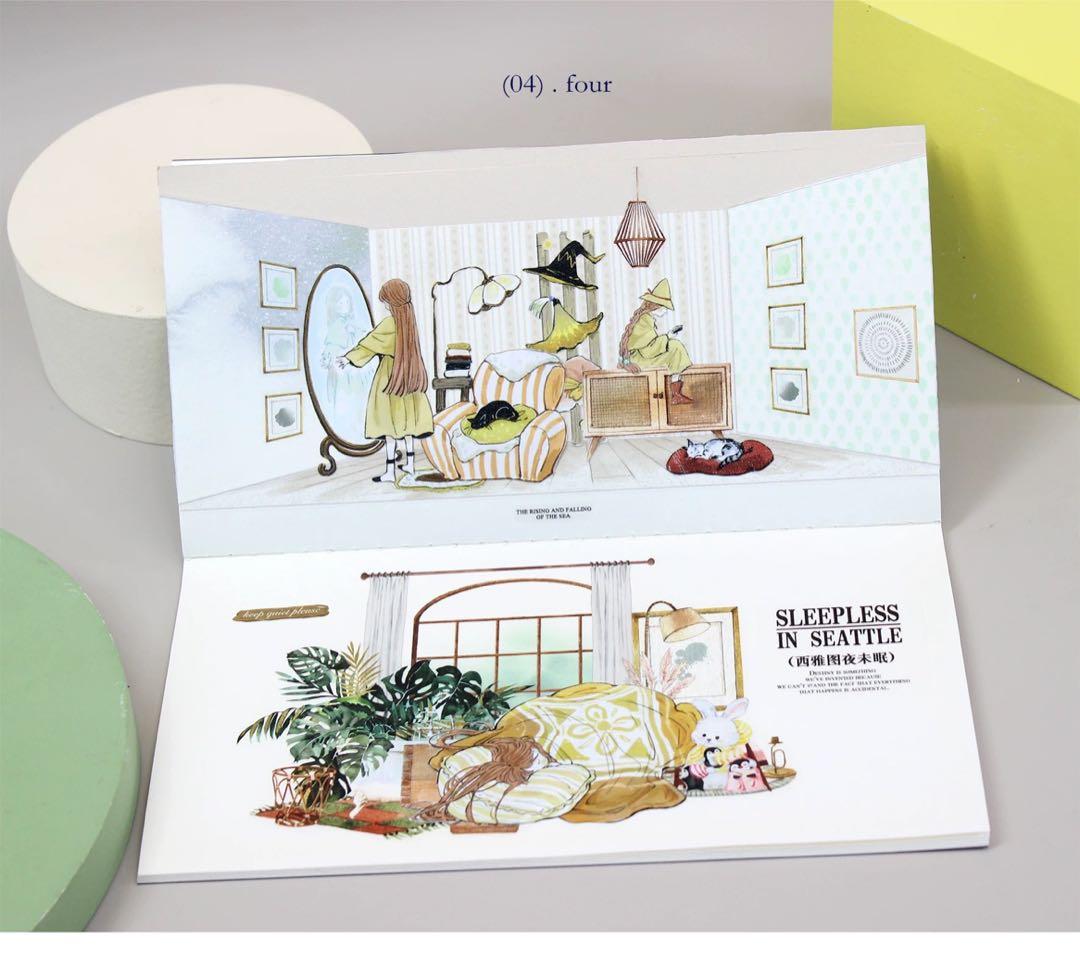 moodtape《温暖之室》海外マスキングテープ　マステ 【2344】