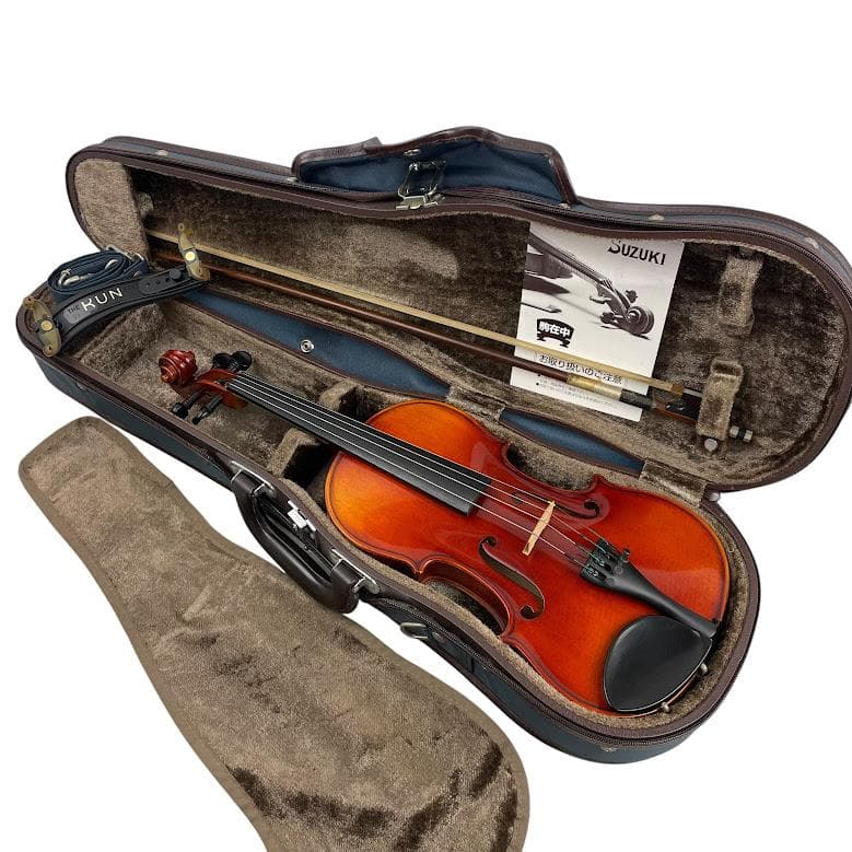 極一枚虎杢●鈴木バイオリン● No.300 1/4 1997年 美品 良杢・良音