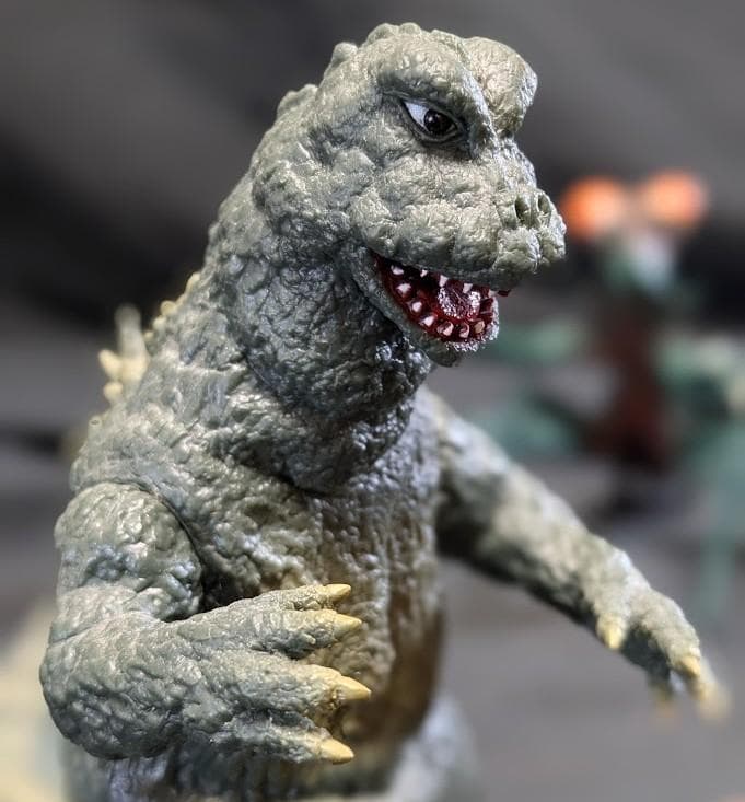 ゴジラ＆ミニラ＆カマキラス「ゴジラの息子」（Ｙ・ＭＳF）ソフビ３体セット