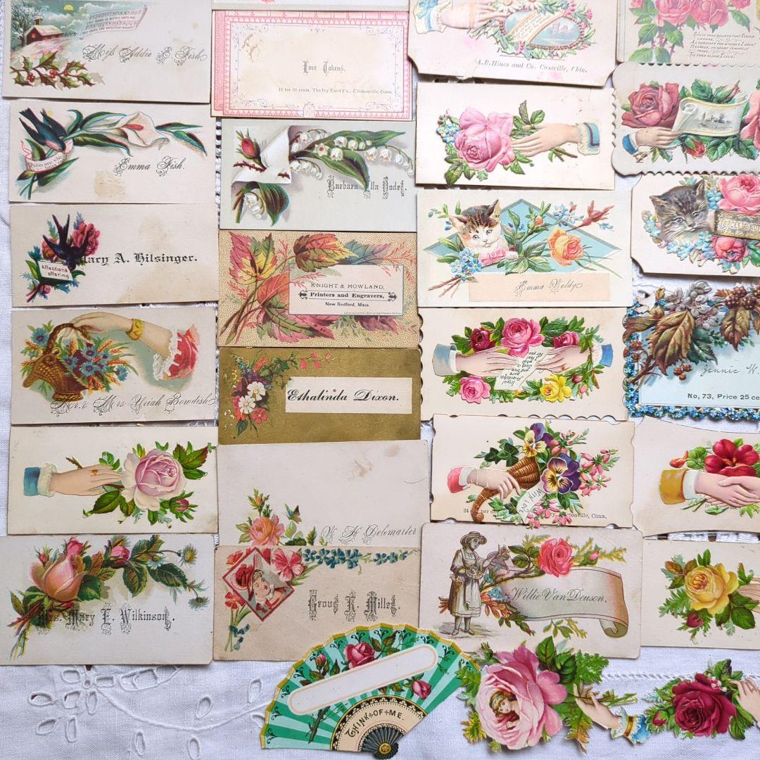 74枚②激レア コーリングカード クロモス アンティーク ヴィクトリアン蚤の市