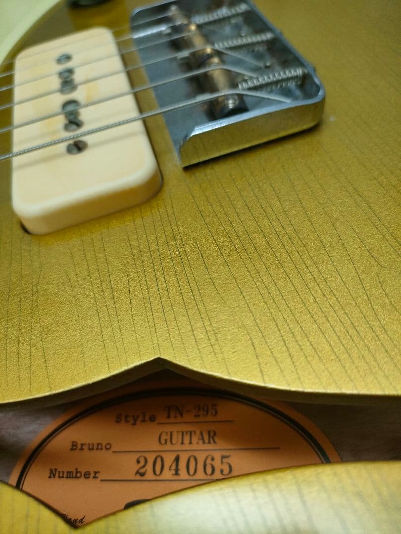 bruno guitars tn−295 goldtop