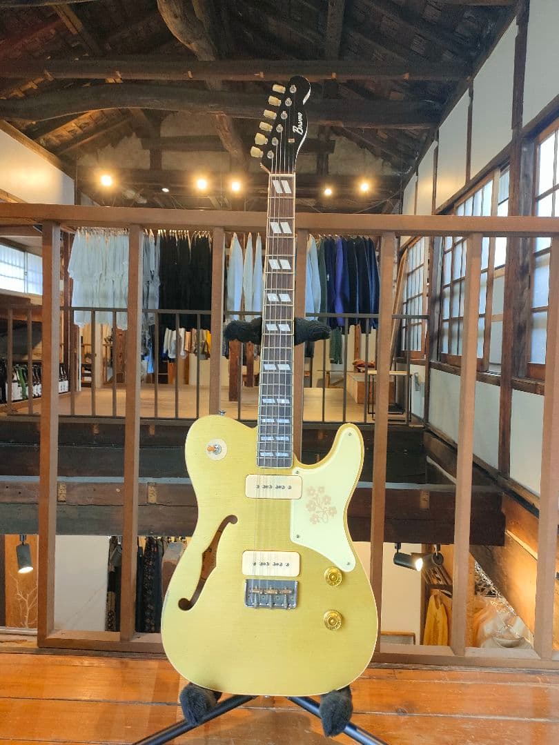 bruno guitars tn−295 goldtop