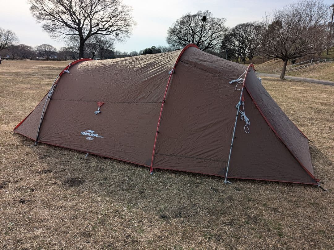 【美品】Soomloom　林間4P　トンネル2ルームテント