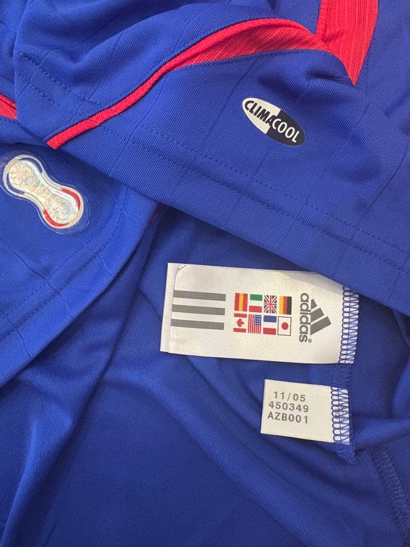 超希少 正規品 中古 美品 フランス 06/07 ホーム アウェイ ジダン Ｌ
