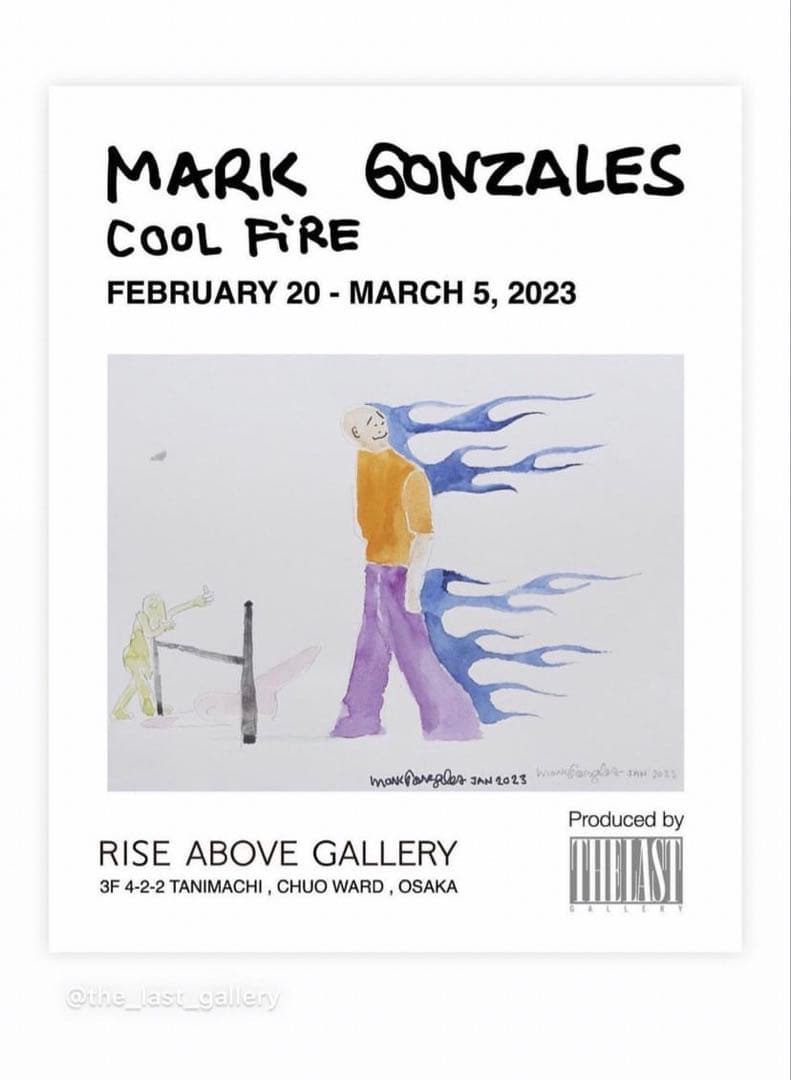 真作 個展作品 MARK GONZALES gonz マークゴンザレス 原画絵画