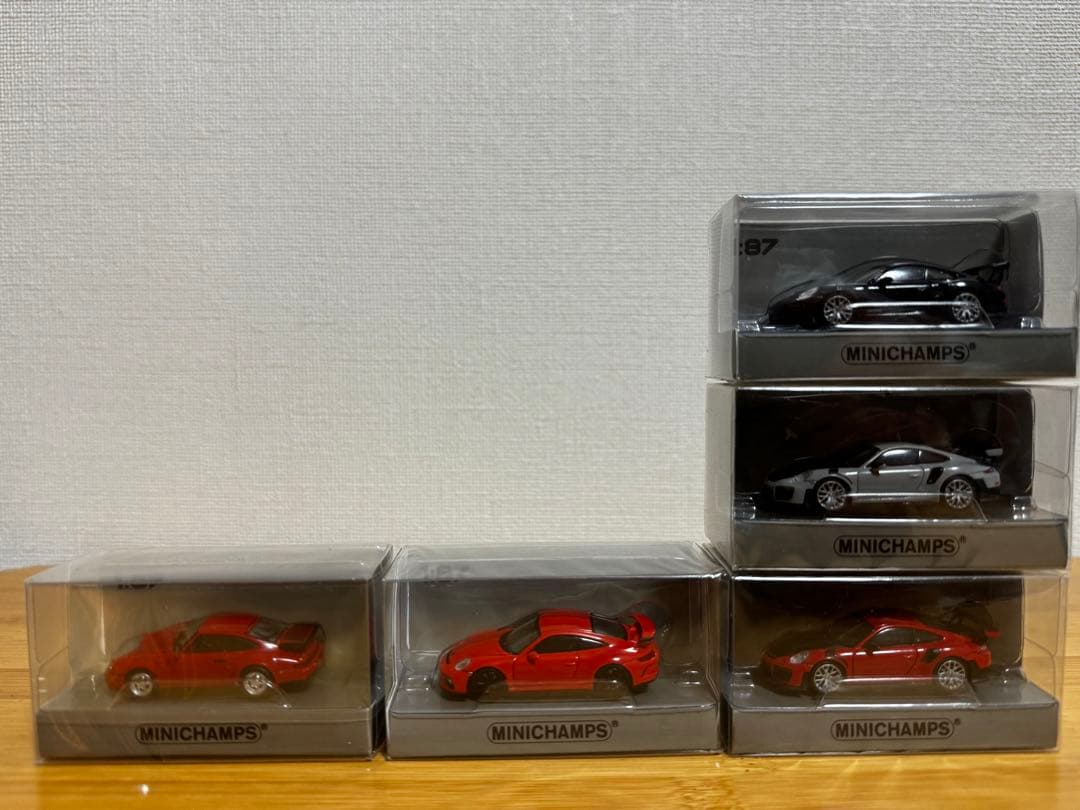 Porsche930turbo 991GT3 991GT2RS 1:87 計5台