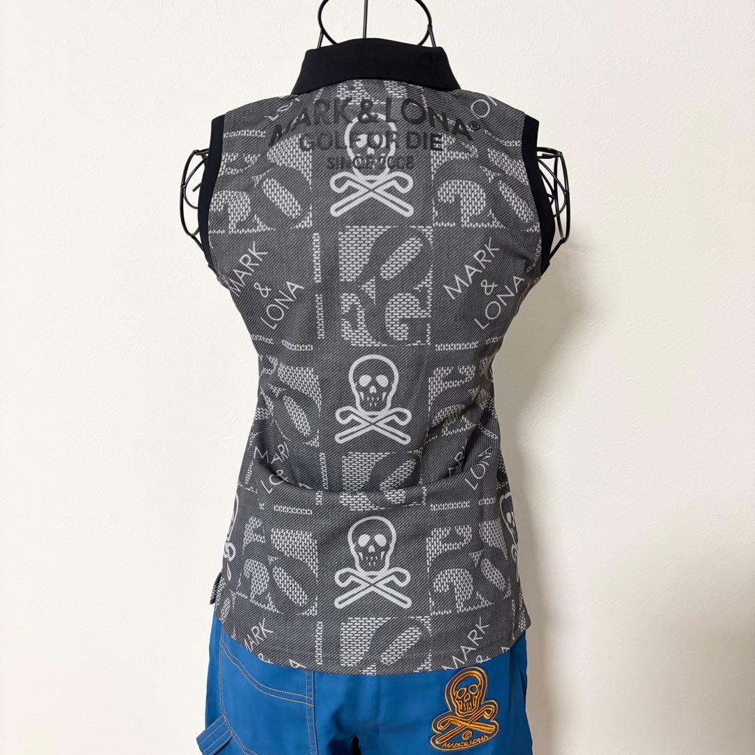 新品タグ付き✨MARK & LONA ブラック ノースリーブ S 2024SS