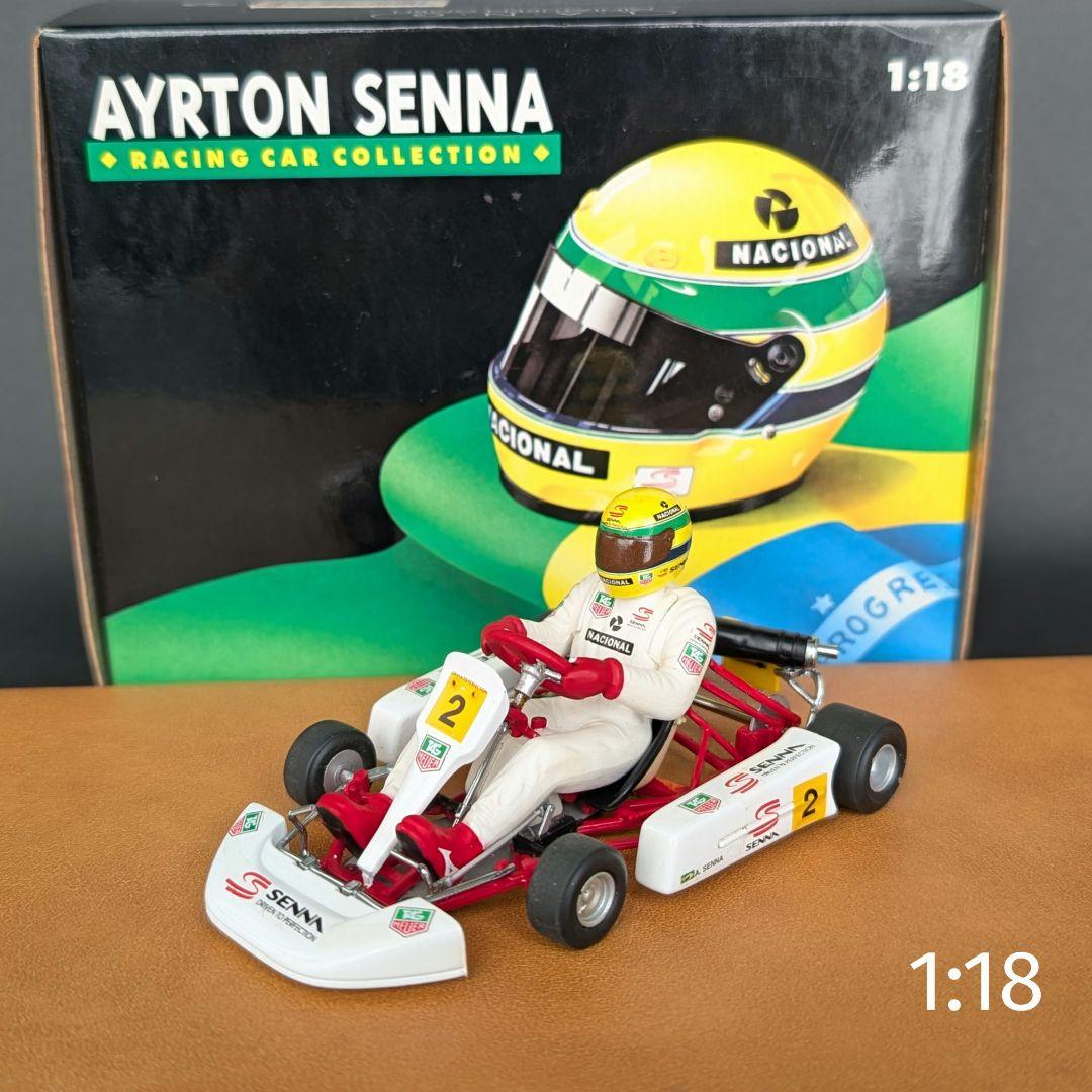 ミニチャンプス 1/18 A.セナ Kart Paris-Bercy 1993