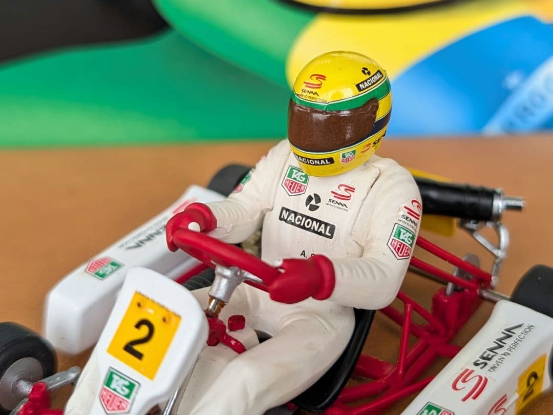 ミニチャンプス 1/18 A.セナ Kart Paris-Bercy 1993