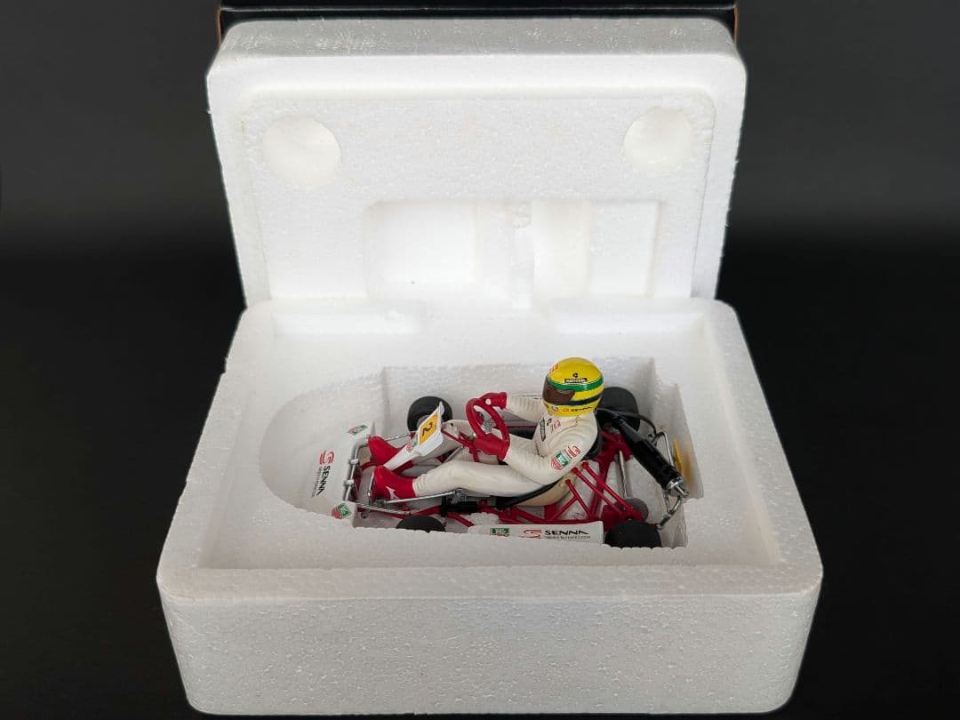 ミニチャンプス 1/18 A.セナ Kart Paris-Bercy 1993