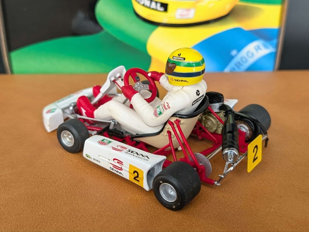 ミニチャンプス 1/18 A.セナ Kart Paris-Bercy 1993